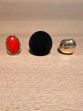 Zara Set of 3 Statements Rings